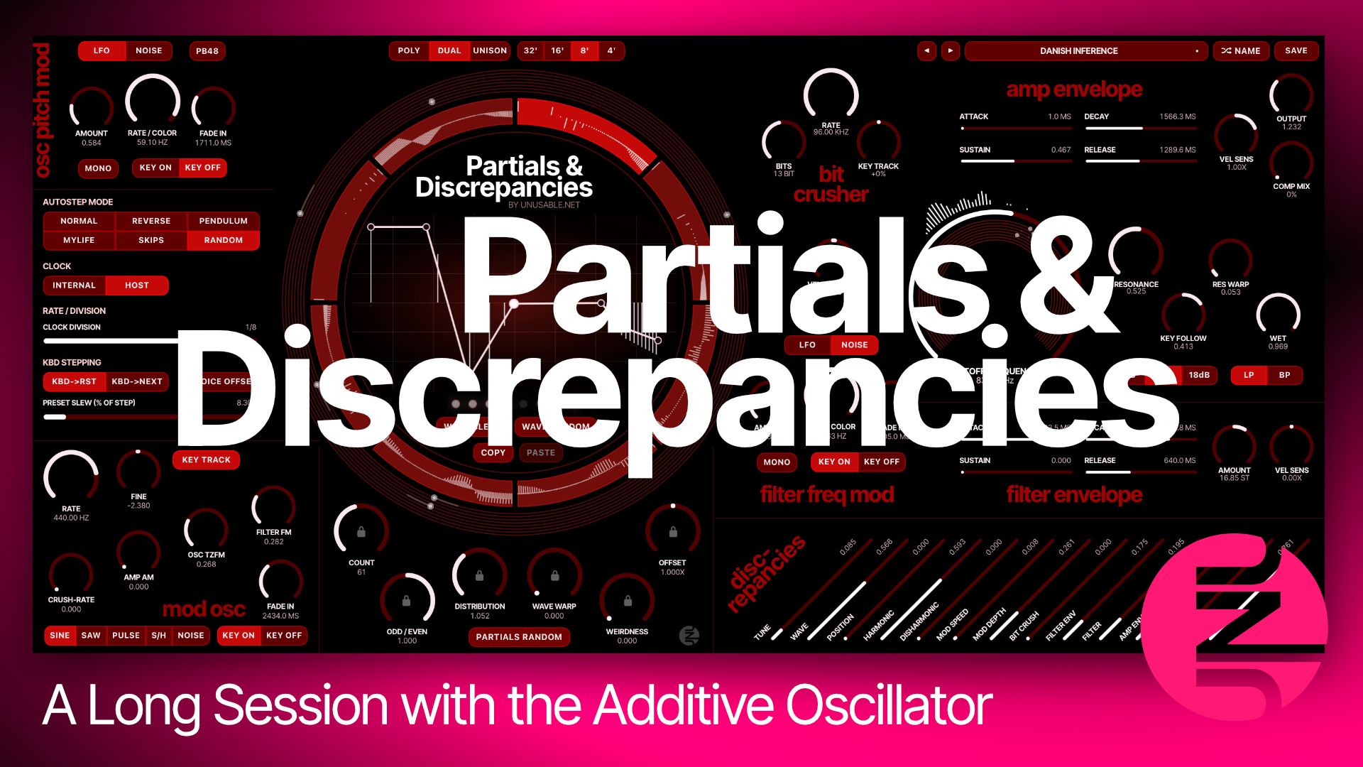 A long session with the additive oscillator poster