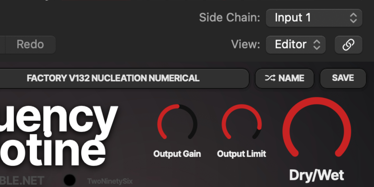 Frequency Guillotine band controls used by automatic sidechain vocoder mode